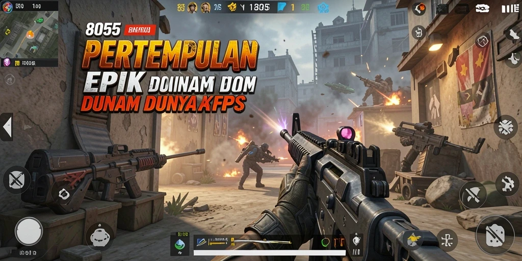 Gameplay seru dengan grafis realistis di 8055.