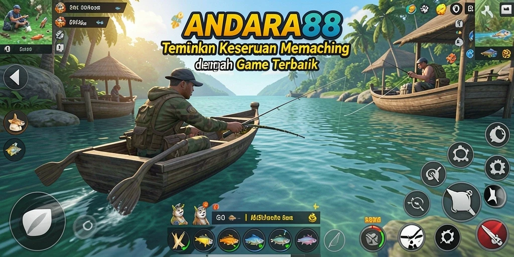 Gameplay menakjubkan dalam aplikasi memancing ANDARA88.