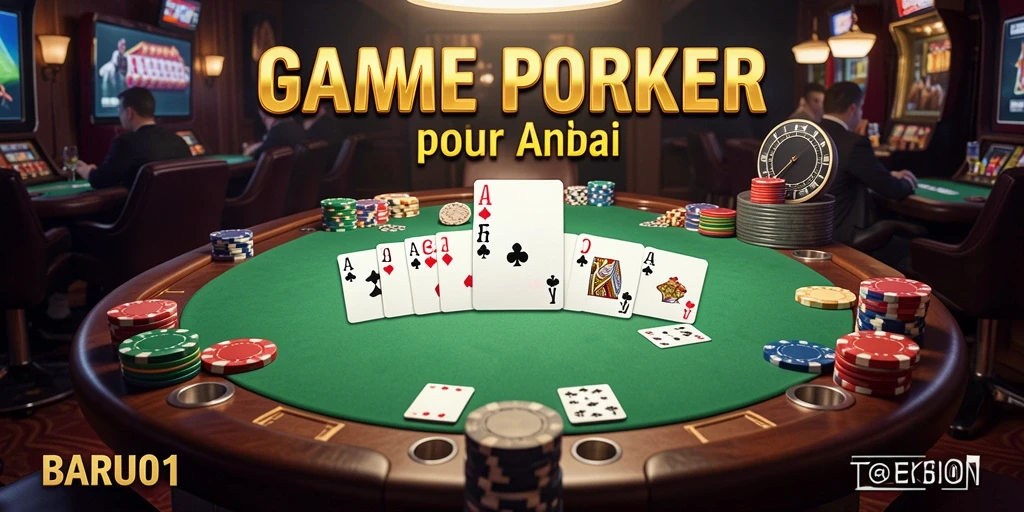 Tampilan gameplay poker yang seru dan interaktif di BARU01.