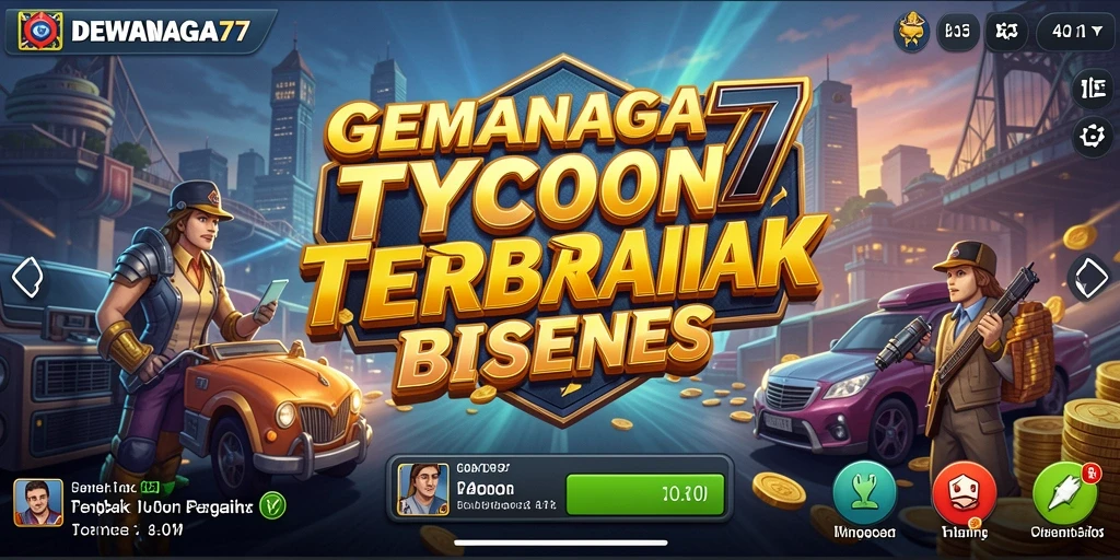 Screeshot gameplay DEWANAGA77 yang menampilkan manajemen bisnis yang menyenangkan.