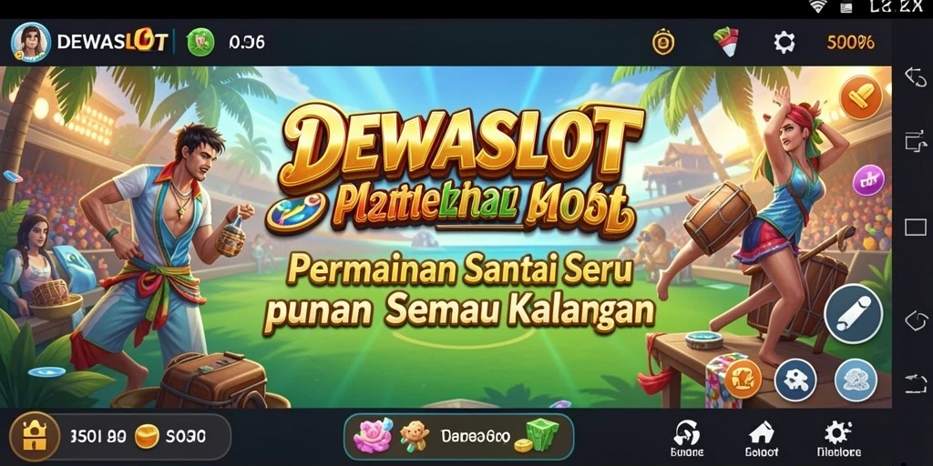 Tampilan grafis dan gameplay menarik dari DEWASLOT.
