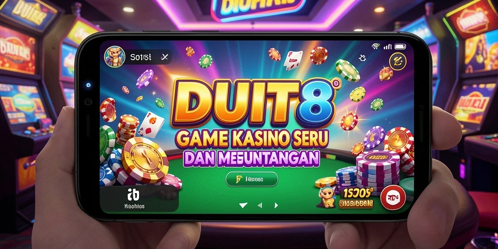 Gameplay seru DUIT8 dengan grafis menarik dan peluang besar.