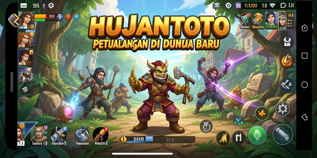 Gameplay seru HUJANTOTO dengan grafik menakjubkan dan tantangan mendebarkan.