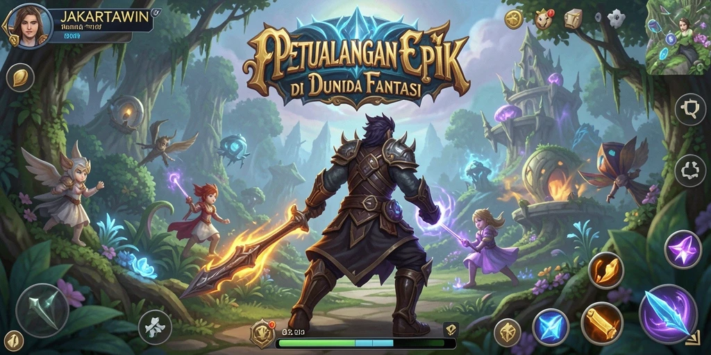Tampilan menarik dari gameplay JAKARTAWIN yang mengesankan.