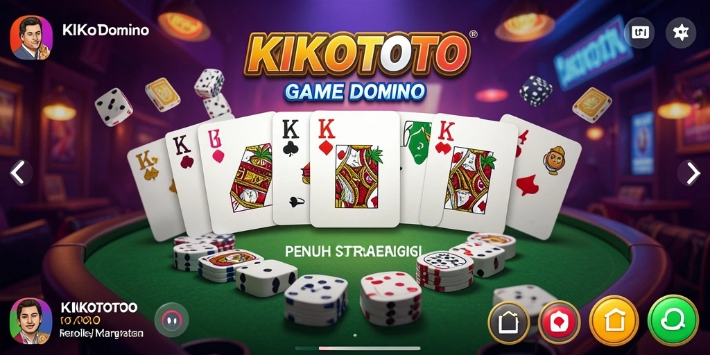 Tampilan menarik dalam permainan Domino KIKOTOTO dengan grafis yang mengagumkan.