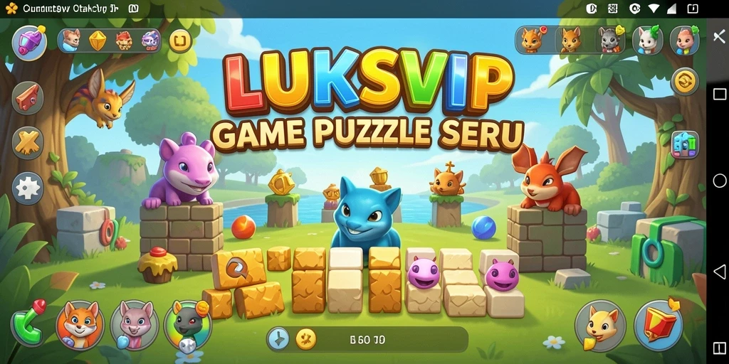 Tampilan gameplay seru di LUCKSVIP dengan berbagai teka-teki.