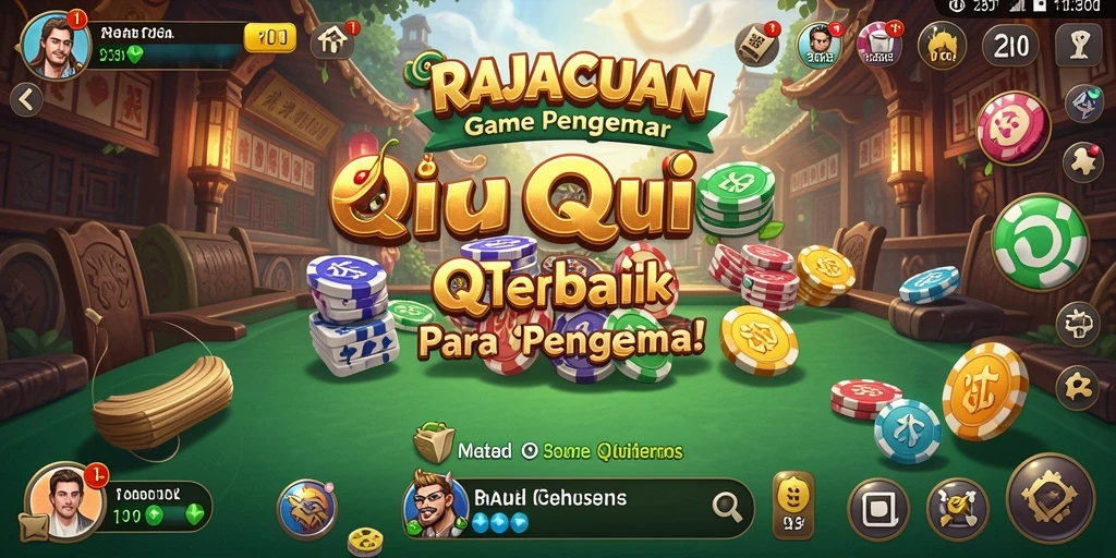 Tampilan gameplay QiuQiu yang menarik dan penuh strategi.