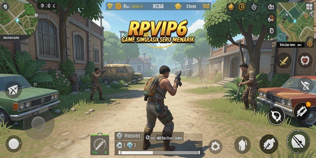 Screenshot gameplay RPVIP6 menampilkan aksi seru dalam simulasi.